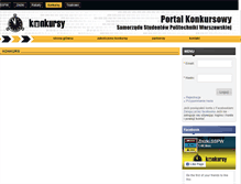 Tablet Screenshot of konkursy.sspw.pl